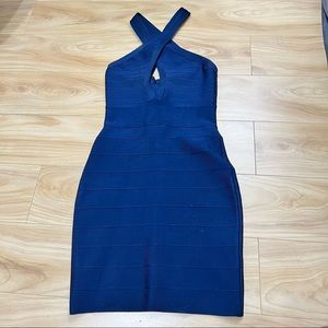 Navy blue Bandage Dress - Small